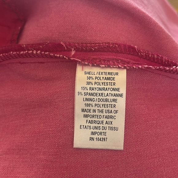 Milly Minis Pink Satin Side Zipper Bow on Waist Pants Girls Size 10 - Picture 13 of 14